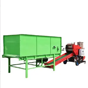 Thiết kế mới với Feeder tự động Ngô Ngô Silage Baler wrapper máy nhỏ tròn hay rơm đóng gói gói gói thức ăn gia súc Baler