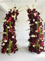 Nouvelle Arche Florale de Mariage RK247 – Composition Artificielle en Fleurs de Soie pour Décoration d'Événements et de Mariages