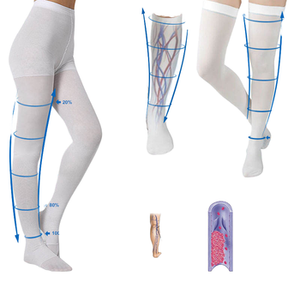 Medias <span class=keywords><strong>de</strong></span> Compresión hasta el Muslo <span class=keywords><strong>de</strong></span> 15-21 mmHg, Antiembólicas, Tejidas, con Orificio <span class=keywords><strong>de</strong></span> Inspección, Sólidas, para Pacientes con Várices - Product Image 6
