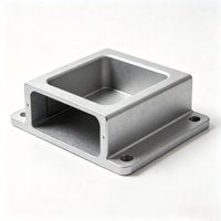 Boîtier de connecteur de conduit de bus de stockage d'énergie en aluminium moulé sous pression poli personnalisé Dibo, alliage ADC12, OEM/ODM