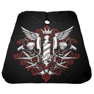 Cape de coiffeur à motif de coiffeur, robe de Salon de coiffure, tablier de coupe de cheveux avec fermeture réglable, chemise de coupe de Salon professionnelle - Product Image 6