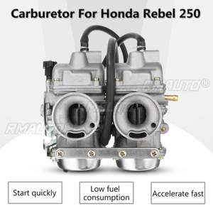 Carburador Doble para Motocicleta con Filtro de Combustible para Honda Rebel CA CMX 250 C CMX250 CA250 - Product Image 1