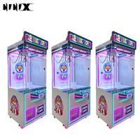 Machine à griffes de jeu de distribution de cadeaux surprise, pour peluches de styles variés et aléatoires