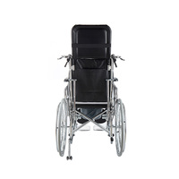 Silla de Ruedas Plegable Manual de Acero Inoxidable de Alta Calidad para Uso Hospitalario y Recuperación, Marca Medco