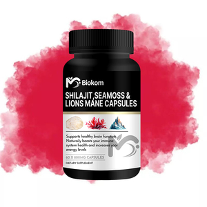 แคปซูลสารสกัดจาก shilajit ธรรมชาติผลิตจากหิมาลัย shilajit พร้อมสร้อยสิงโตและมอสจากทะเล - Product Image 6