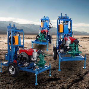 230m 디젤 엔진 동력 지질 탐사 드릴링 머신 유압 깊은 우물 드릴링 리그 코어 부품 - Product Image 1