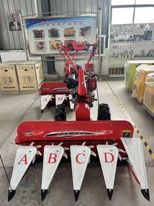 Machine de faucheuse automotrice pour mini fermes cultivateur à main pour riz blé sorgho herbe fraise alimenté par tracteur - Product Image 4