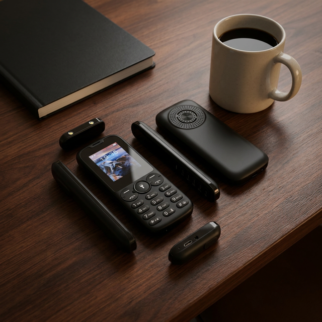 Wholesale GSM Quad-Band Non-Smartphone Bar Design Dual-SIM Elderly Feature Key Pad Phone with Large Buttons Big Speaker