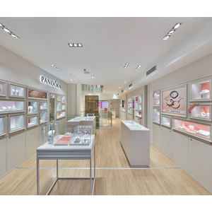 Funroad, design d'intérieur de bijouterie de luxe sur mesure, boutique de bijoux en or <span class=keywords><strong>suisse</strong></span>, étagère d'exposition de bijoux pour comptoir de salle d'exposition de bijoux - Product Image 1