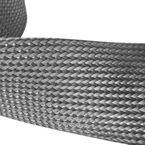 <span class=keywords><strong>Manchon</strong></span> tissé en fibre de carbone 3k <span class=keywords><strong>isolant</strong></span> haute température +45 tissage, isolation tressée 600V pour haute température - Product Image 2