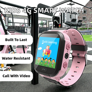 Trẻ em thông minh xem thẻ Sim 4G GPS LBS Wifi định vị cuộc gọi <span class=keywords><strong>video</strong></span> <span class=keywords><strong>Android</strong></span> IP67 hợp kim không thấm nước trường hợp ban nhạc cao su thể thao thiết kế - Product Image 2