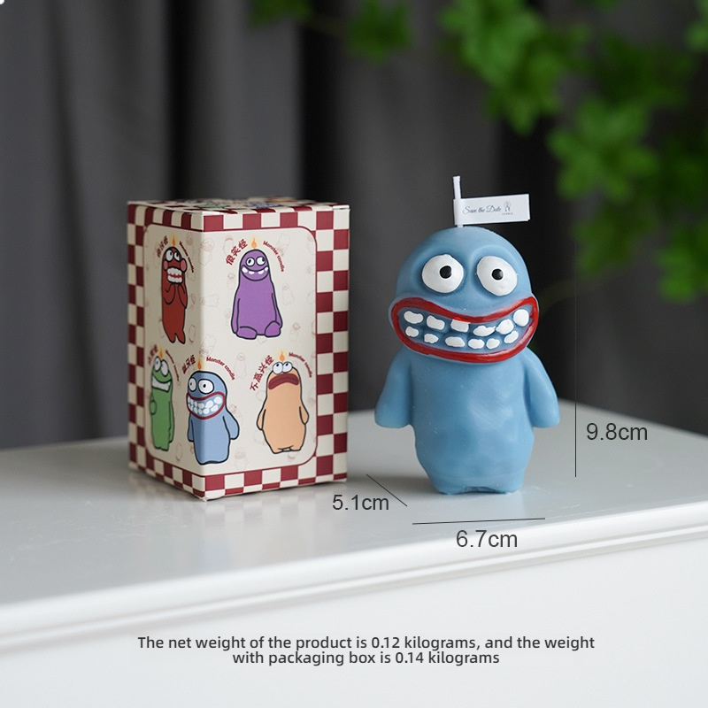 Monstre souriant (parfum : carillon éolien bleu)