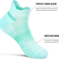 Chaussettes de sport respirantes en maille, chaussettes basses athlétiques avec soutien de la voûte plantaire pour la course à pied, pour hommes et femmes, logo personnalisé OEM