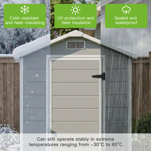 <span class=keywords><strong>Abri</strong></span> <span class=keywords><strong>de</strong></span> <span class=keywords><strong>jardin</strong></span> extérieur en PP imperméable, écologique, durable et résistant à la décomposition, 4x6 pieds, avec plancher, <span class=keywords><strong>pour</strong></span> usage en <span class=keywords><strong>jardin</strong></span> - Product Image 4