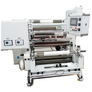 Dividido automático juntos impresso PET folha térmica pré-revestimento filme rolo laminação máquina