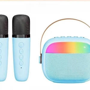 ลำโพงคาราโอเกะพกพา K30 พร้อมไมโครโฟนและไฟ RGB, เสียงปาร์ตี้ 5W BT, ชาร์จซ้ำได้, เครื่องร้องเพลงแสนสนุกสำหรับเด็ก, ใช้ในบ้านและเดินทาง - Product Image 6