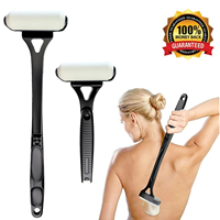 Applicateur à rouleau pliable à long manche pour crème solaire, hydratant, crème corporelle, mousse à raser, lotion corporelle pour hommes et femmes