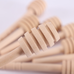 Hot bán biểu tượng tùy chỉnh gỗ ô liu mứt gỗ Jar mật ong muỗng mật ong dipper mật ong thanh - Product Image 3