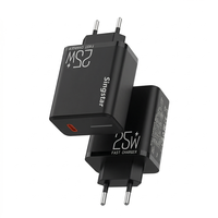 Prix Usine Prise UE 25W Chargeur Rapide USB-C PD à Port Unique Adaptateur Téléphone Rapide pour iPhone 17 16 Pro Max