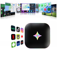 Playaibox Qualcomm 6115 Carplay Ai Box, Sistema Android 15, 8+128GB, Reproductor Multimedia para Auto, Red 4G con Netflix/YouTube/Play Store