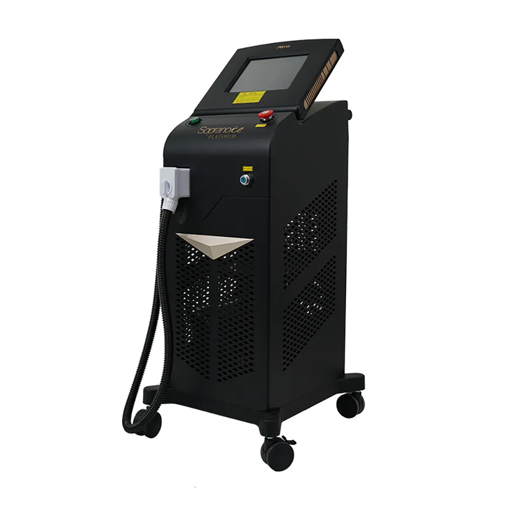 Portable 755nm 810nm 1064nm diode laser for hair removal skin rejuvenation / diode laser hair removal