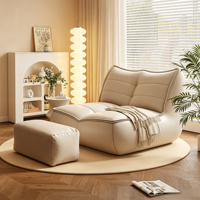 Fauteuil de relaxation convertible en lit, petit canapé pour chambre, balcon, salon, deux places, moderne, style Tatami, pouf