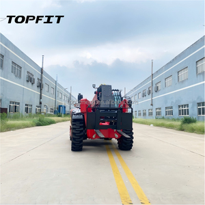 TOPFIT Factory Quality Assurance Telehandle Telescopic Wheel Loader Forklift Diesel 85kw 1.5m³ Bucket Capacity High Efficiency - Product Image 2