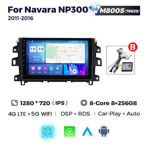 Lecteur DVD de voiture MEKEDE MS avec commande vocale Android 12 8 cœurs IPS pour Nissan NAVARA <span class=keywords><strong>Frontier</strong></span> NP300 2011-2016, autoradio électronique automobile - Product Image 3