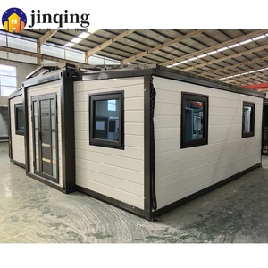 Uitbreidbare stapelbare prefab containerwoningen 20ft opvouwbare uitbreidbare containerwoning 3-slaapkamer mobiele woning - Product Image 6