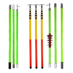 500kV Telescopic Hot Stick High Voltage With <b>Hook</b> for Overhead Line Maintenance - Product Image 4