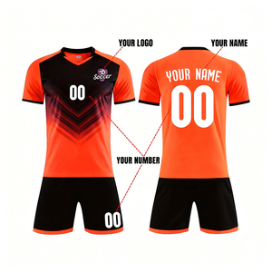 Camiseta de Fútbol Personalizada para Niños y Niñas, Uniforme de Fútbol Transpirable para Niños, Diseño Estampado en Tallas Grandes - Product Image 2