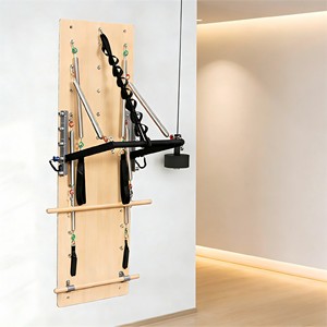 Pilates Reformer en bois durable, équipement de studio mural, Cadillac de Pilates mural commercial - Station d'entraînement complète - Product Image 2
