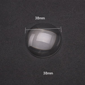 Zhubi 라운드 유리 카보 숑 금속 트레이 베젤 공백 아연 합금 펜던트 기본 비즈 보석 만들기 DIY 팔찌 매력 - Product Image 2