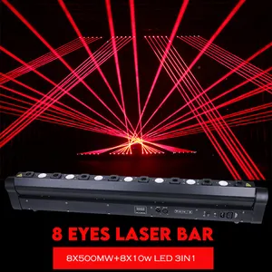 Titee Factor Direct Disco Dj 8 Eyes Beam Laser Bar Led Moving Head Beam Light Laser Moving Beam per Night Club