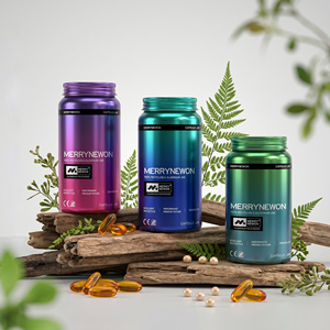 Deluxe Cylinder Aluminum Pill Jar with Screw Cap and Offset Printing for Medicine Packaging - Product Image 4