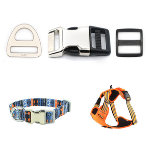 Hebillas para arneses de mascotas 25MM 20MM 15MM de semialuminio, duraderas, de color sólido, tipo anilla, accesorios para bolsos, Primavera 2024 - Product Image 2