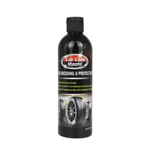 Long lasting , high glossy tire dressing & protectant keeps your tire shine and protects against UV damage and browning