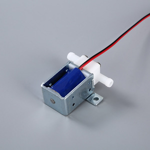 Mini-vanne solénoïde en plastique 2 voies pour eau et air, compatible avec les distributeurs d'eau électriques, type rapide, forte compatibilité - Product Image 1