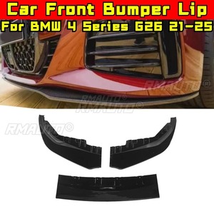 For BMW 4 Series 4-Door G26 2021-2025 MP Style <b>Car</b> Front Bumper Lip Splitter <b>Diffuser</b> Kit Bumper Guard Protector Accessories - Product Image 1