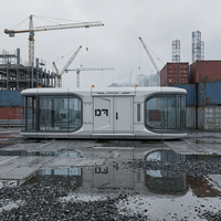 Capsule spatiale à usage commercial avec verrière panoramique pour villas de villégiature