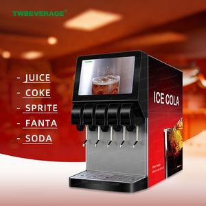 <span class=keywords><strong>Fontaine</strong></span> à boissons gazeuses TWBEVERAGE grande capacité à 5 robinets avec écran publicitaire pour la restauration - Product Image 1