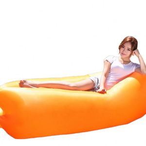 Inflatable <b>Sofa</b> Air Mattress Single Recliner Portable Camping Lunch Break Inflation <b>Folding</b> - Product Image 1