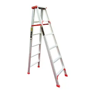 JIUBAI wide price aluminum step insulation telescopic folding industrial ladder oem customized jiubai frp folding ladders