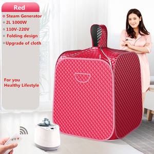 ساونا كهربائية صغيرة متنقلة 3.0L W مع كابينة التخلص من السموم والرطب مع مدفأة حمام سباحة أكريليك بشكل رئيسي - Product Image 2