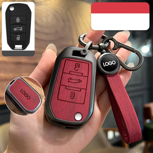 Étui de protection pour clé de voiture en alliage de zinc DM pour <span class=keywords><strong>Peugeot</strong></span> 208 <span class=keywords><strong>308</strong></span> T9 508 2008 pour Citroën C4 Opel Corsa Crossland X Accessoires automobiles - Product Image 5