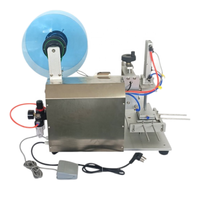 Imprimante d'étiquettes autocollantes pour bouteilles plates et sachets verticaux, machine d'impression d'étiquettes pour masques cosmétiques – En stock
