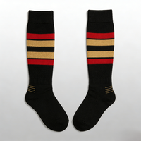Chaussettes de football Scrunch pour enfants et jeunes, personnalisables avec lettres, écologiques, séchage rapide, avec revers, tricot double couche, compression