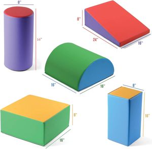 Canapé de jeu en mousse personnalisé pour tout-petits, jouets d'escalade pour enfants, ensembles de jeu, blocs d'escalade en mousse pour bébés, structures de jeu d'escalade C - Product Image 2