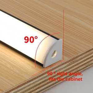 Hiện Đại <span class=keywords><strong>Mini</strong></span> <span class=keywords><strong>LED</strong></span> Tủ Tủ Quần Áo Nhôm Hồ Sơ Bề Mặt Gắn Thay Đổi Độ Sáng Điều Khiển Cảm Ứng RGB Cct COB <span class=keywords><strong>LED</strong></span> <span class=keywords><strong>Strip</strong></span> Ánh Sáng Không Có - Product Image 4