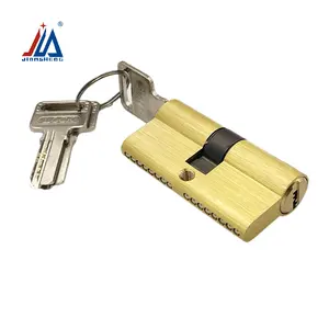 China Wholesale Double Open Lock Security Small Oval Cylinder Door Lock Handle Round Cylinder With Key